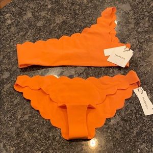 Marysia swim set in Terracotta